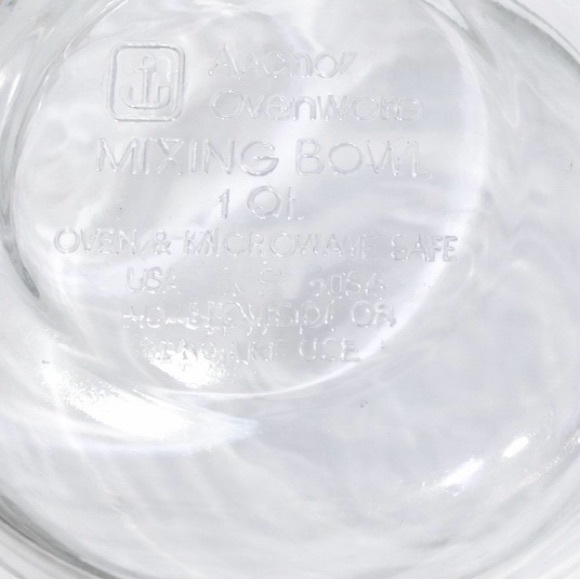 Vintage Anchor Hocking Ovenware 1056 Mixing Bowl 1 Qt Teapot Sunflower USA - Picture 2 of 3